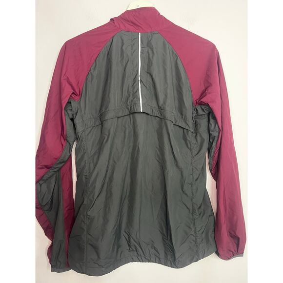 Minnesota Golden Gophers Jacket Womens M Gray Maroon Windbreaker Nike Storm Fit - Picture 6 of 6